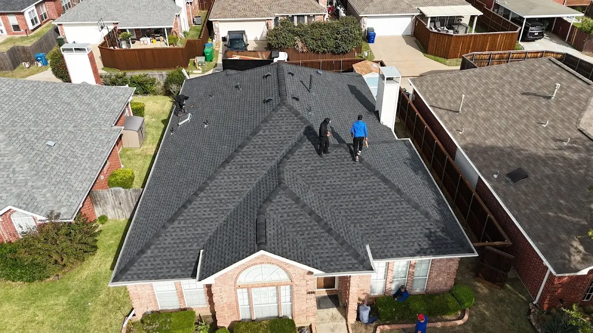 Slate & Tile Roof Repair work in progress on a Hyde Park property